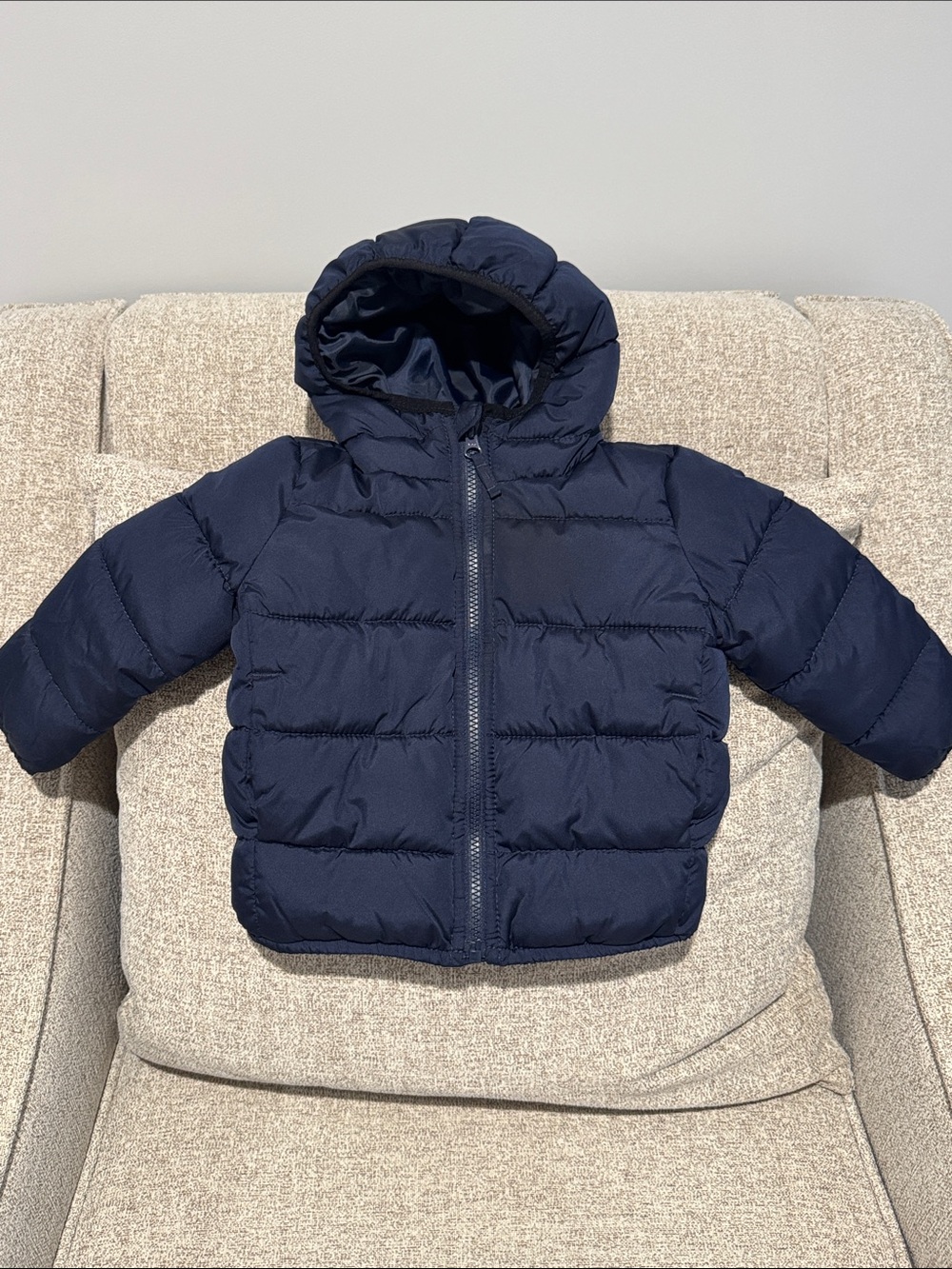 The Children's Place Navy Hooded Puffer Jacket